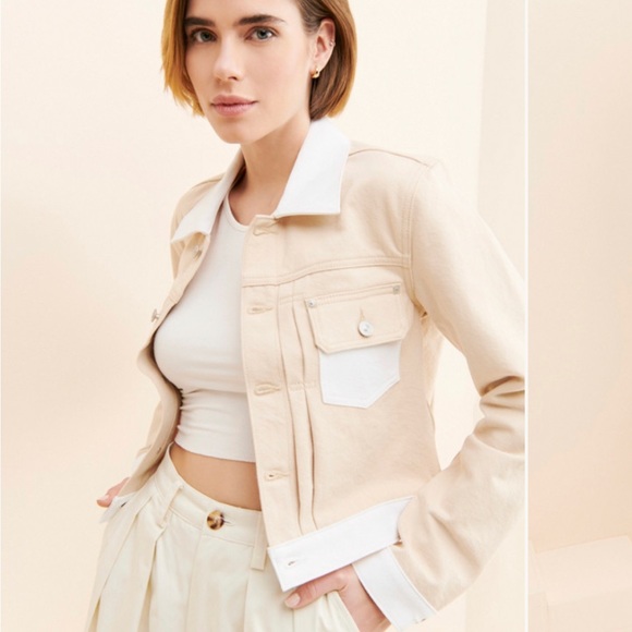 Hudson color block jean jacket - Picture 3 of 3